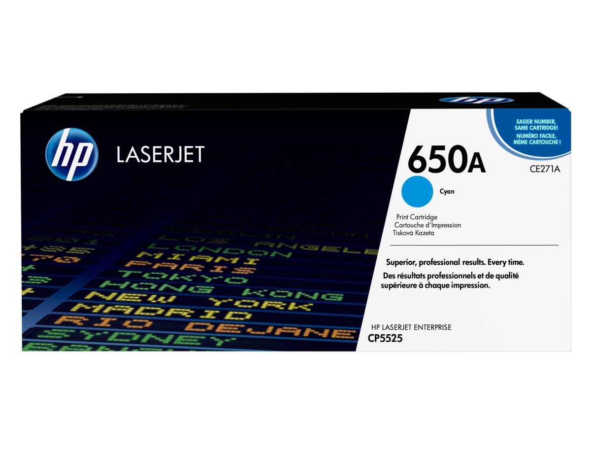 EU Product - Toner HP 650A / CE271A Cyan thumbnail