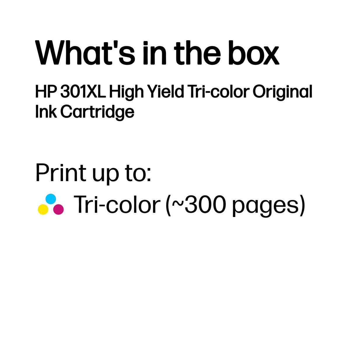 EU Product - Tinte HP 301XL / CH564EE TriColour thumbnail