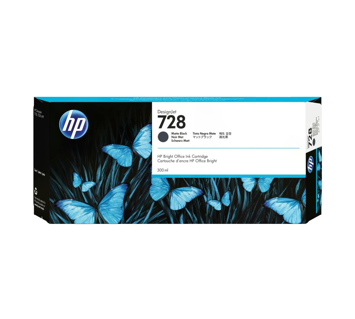 HP 728 300-ML MATTE BLACK DESIGNJET thumbnail