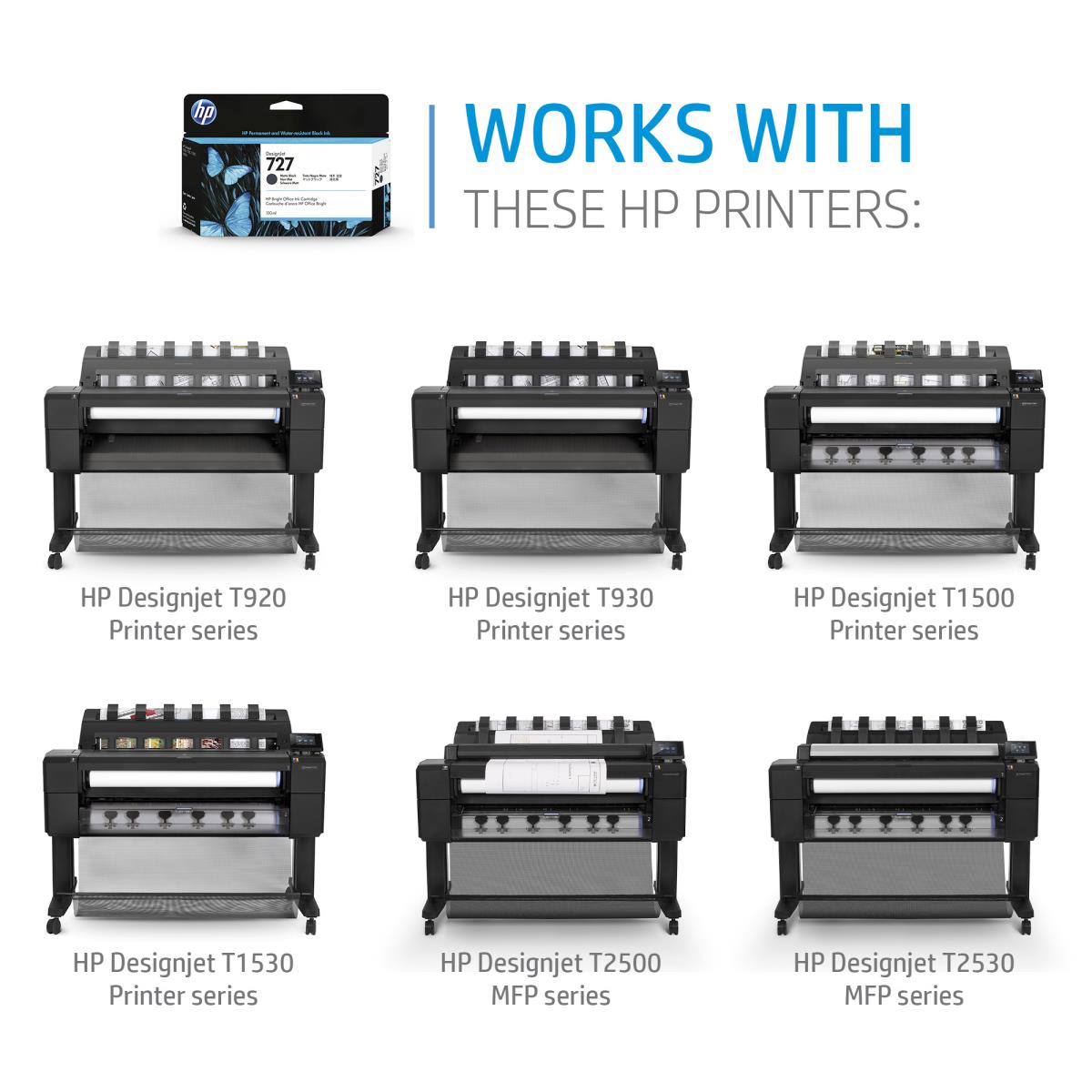 HP 727 300-ML MAGENTA DESIGNJET INK thumbnail
