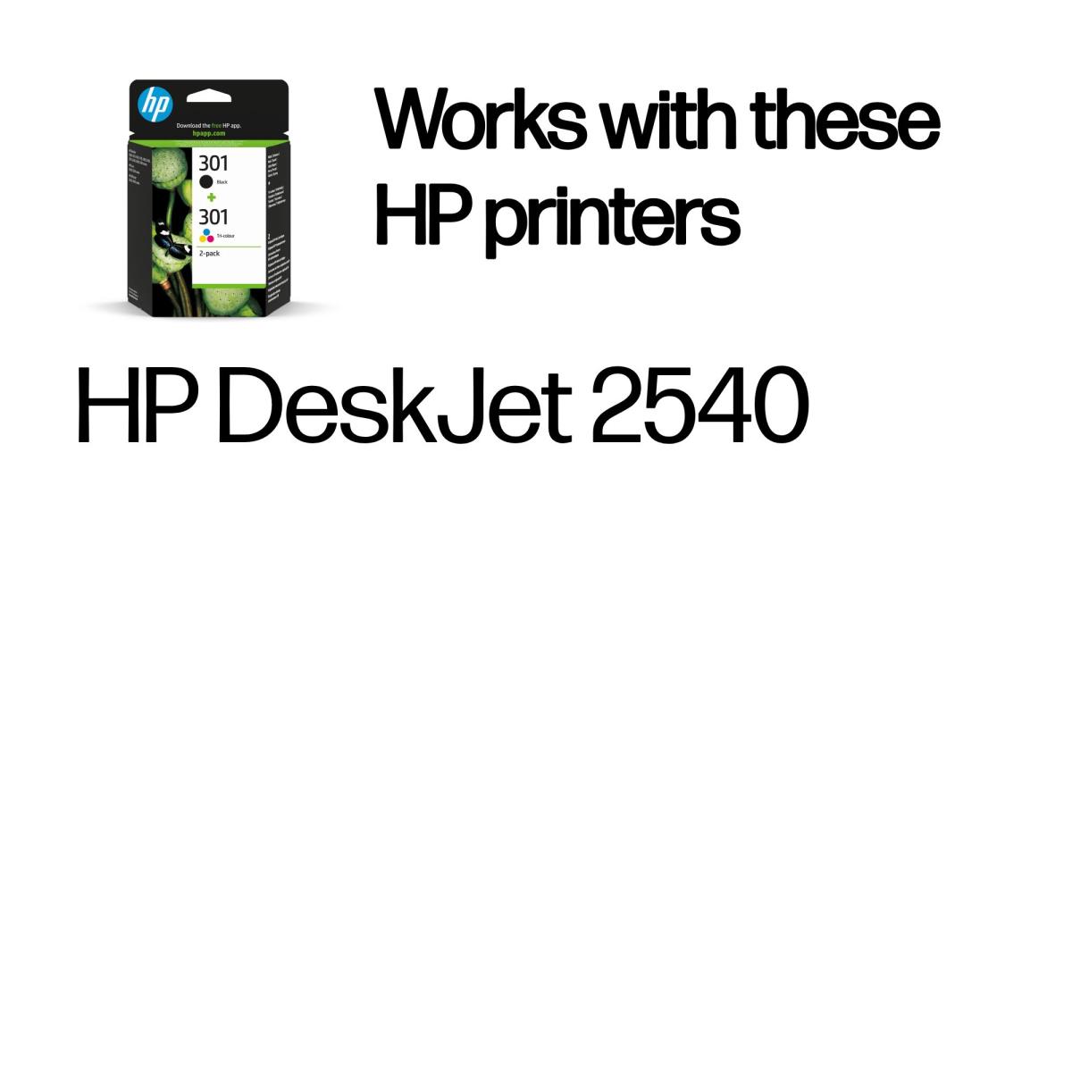 HP 301 2-PACK BLACK/TRI-COLOR ORIGIN thumbnail