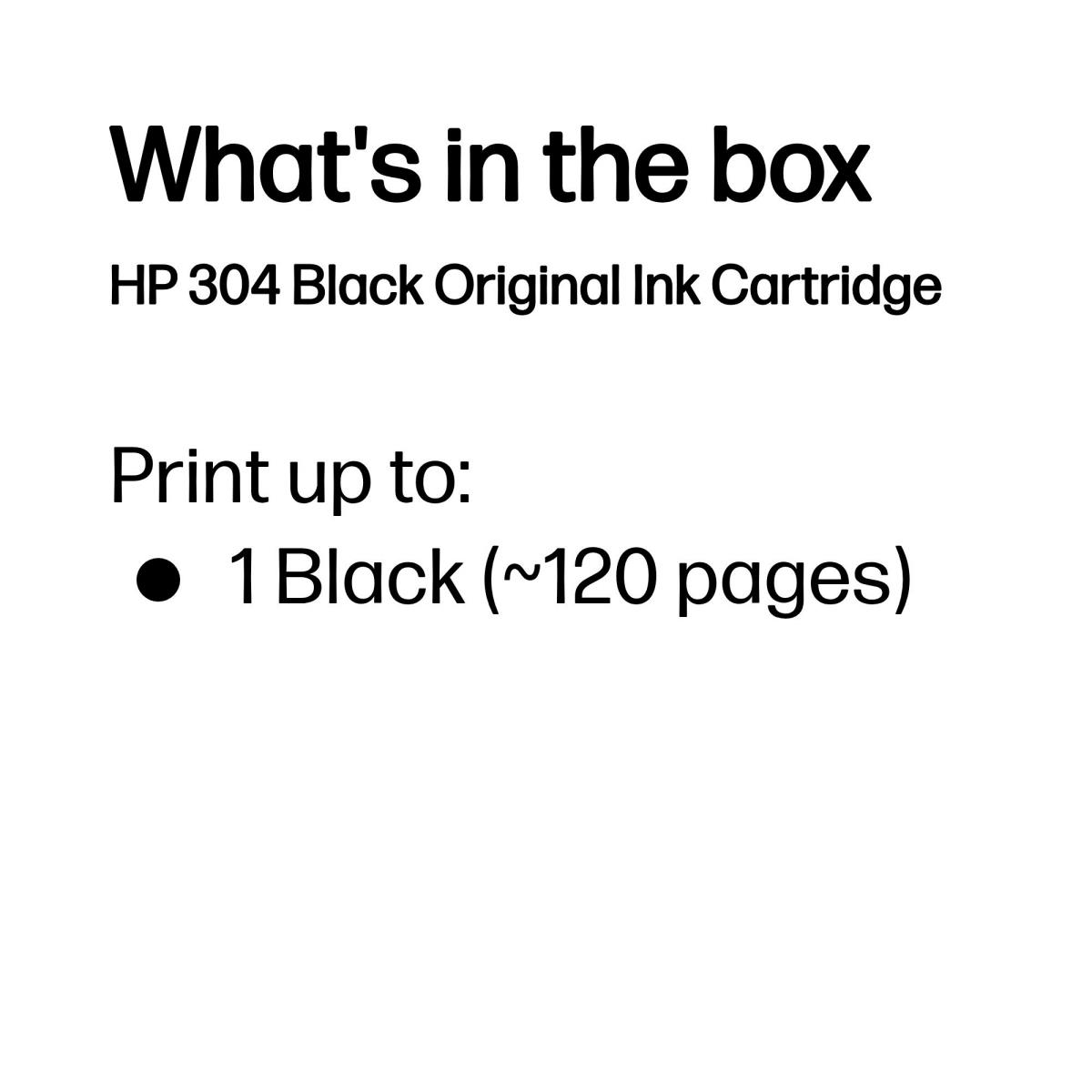 INK CARTRIDGE NO 304 BLACK thumbnail