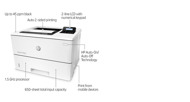 EU Product - LaserJet Pro M - Printer b/w Laser/Led - 1,200 dpi - 43 ppm thumbnail
