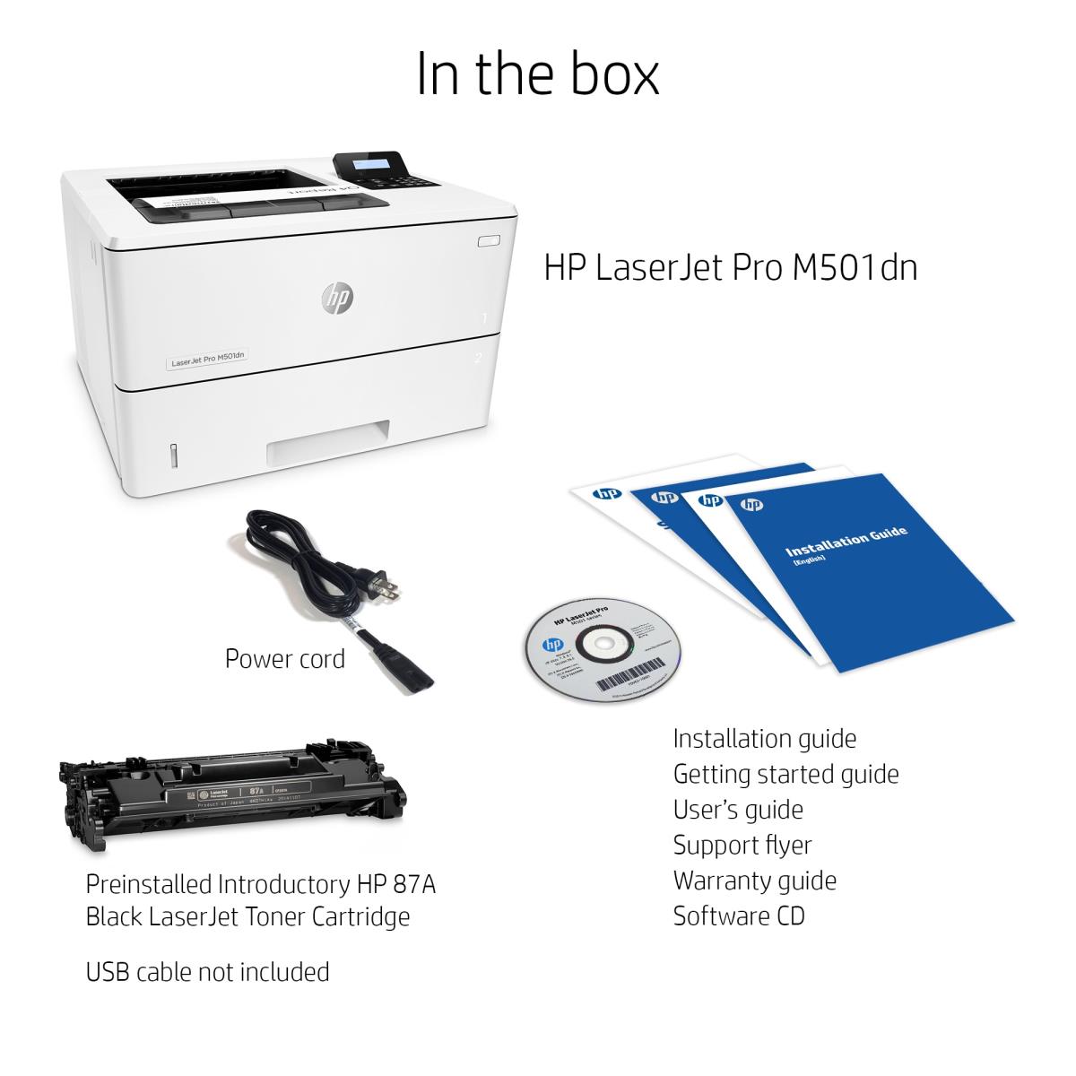 EU Product - LaserJet Pro M - Printer b/w Laser/Led - 1,200 dpi - 43 ppm thumbnail