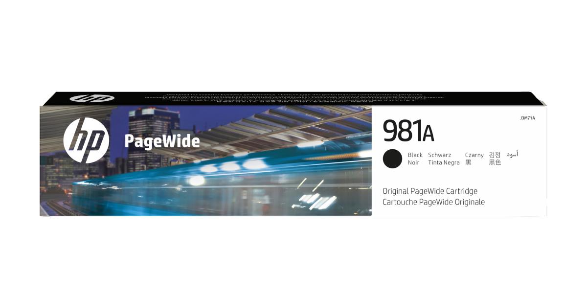HP 981A BLACK ORIGINAL PAGEWIDE CART thumbnail
