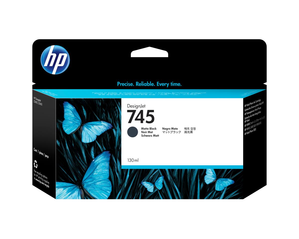 HP 745 130-ML MATTE BLACK INK CARTRI thumbnail