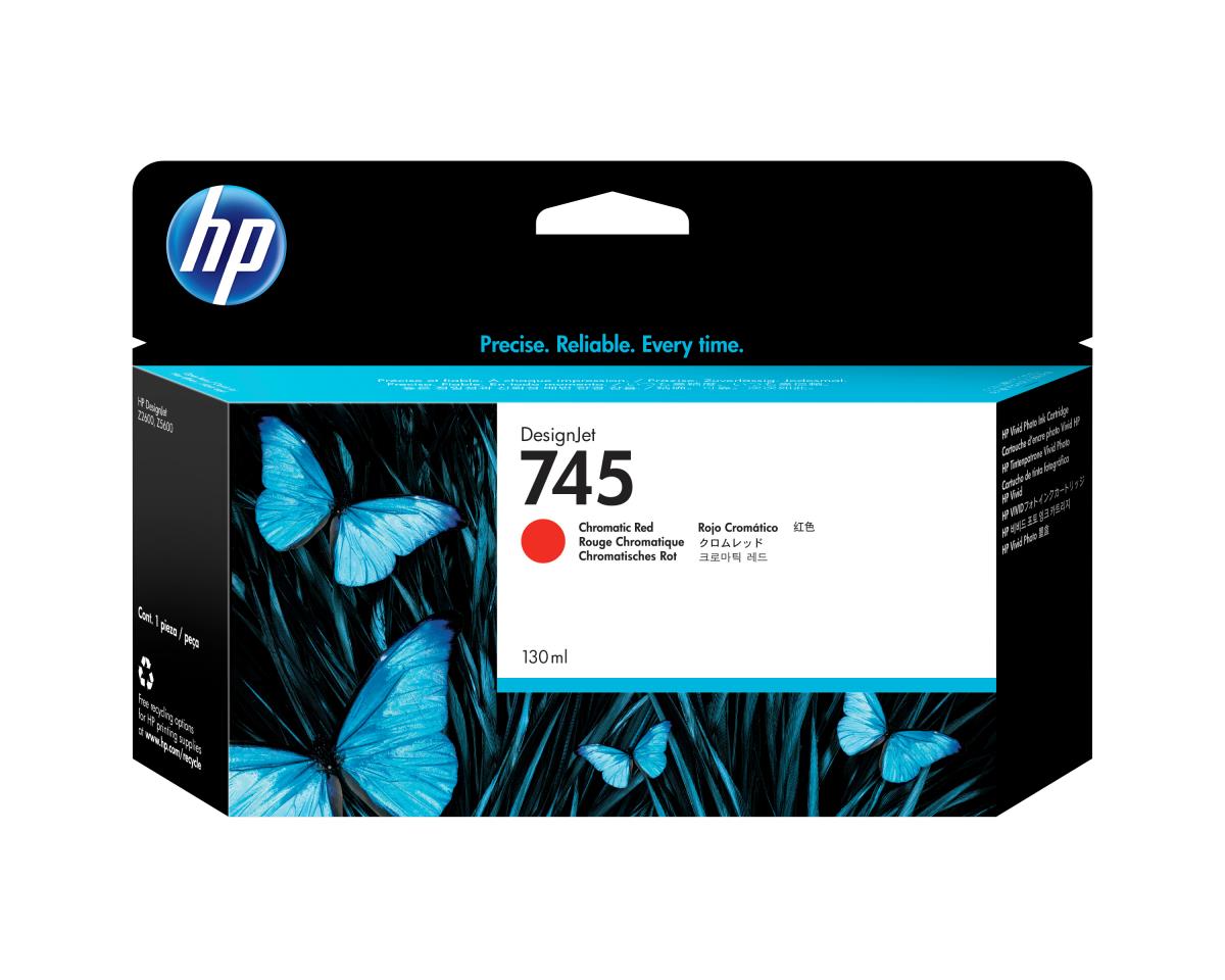 HP 745 130-ML CHROMATIC RED INK CART thumbnail