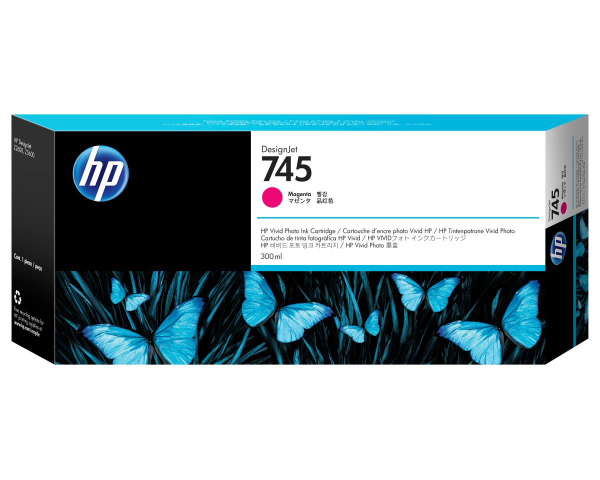 HP 745 300-ML MAGENTA INK CARTRIDGE thumbnail