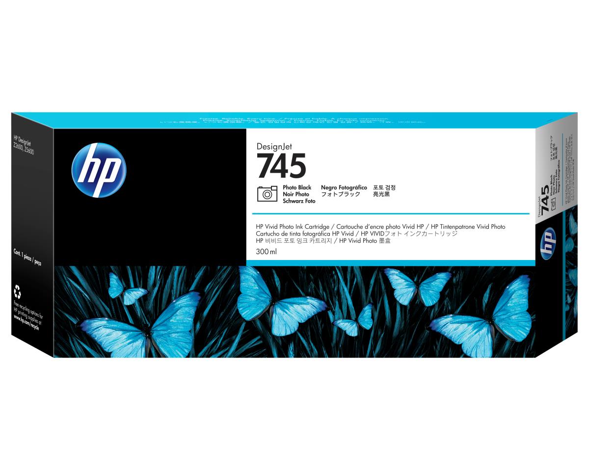 HP 745 300-ML PHOTO BLACK INK CARTRI thumbnail