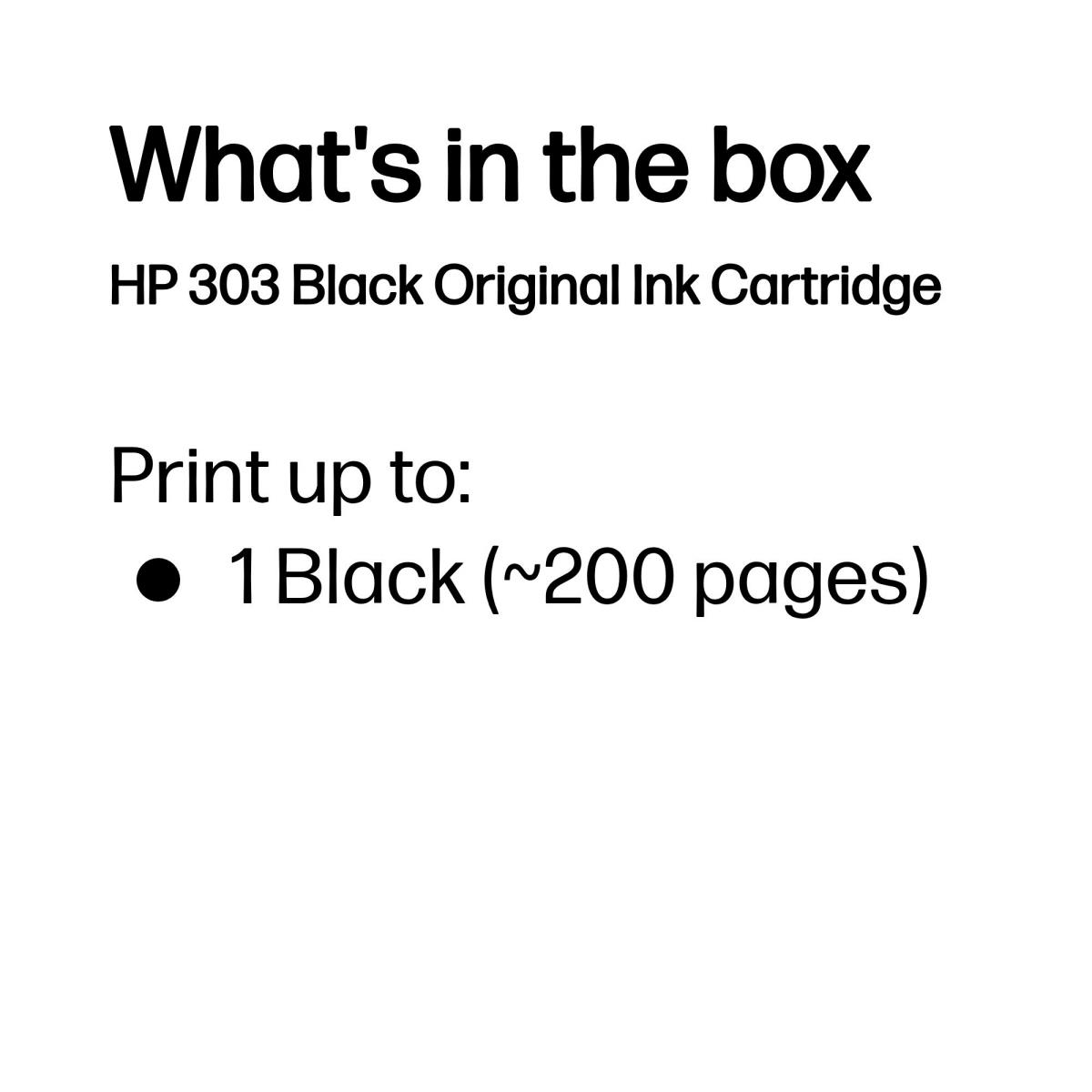 303 BLACK INK CARTRIDGE thumbnail