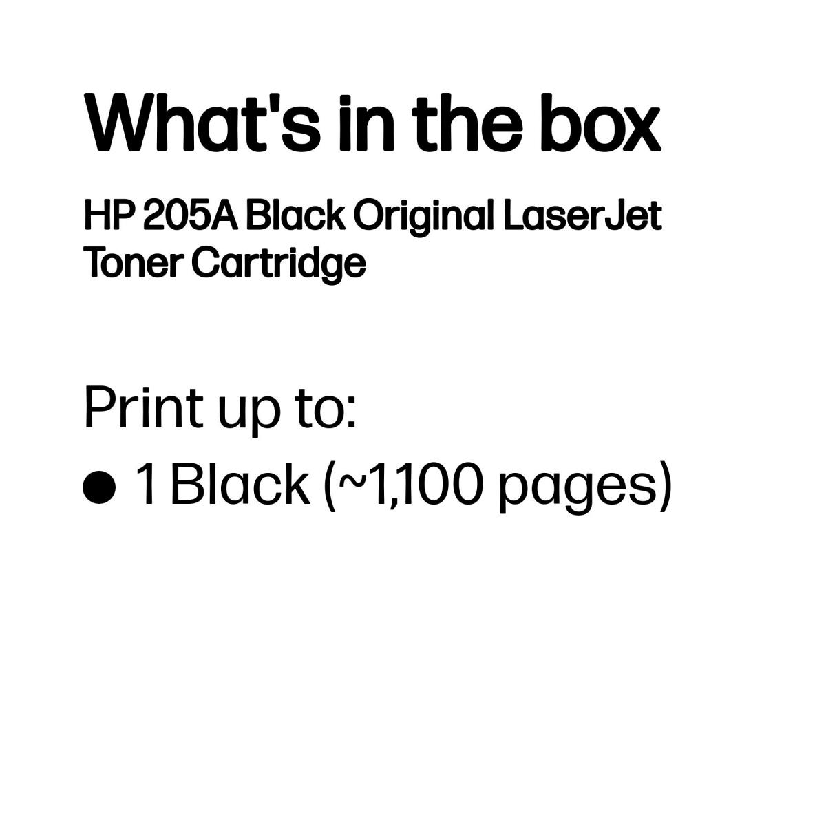 205A BLACK TONERFOR LASERJET PRO MFP M180N thumbnail