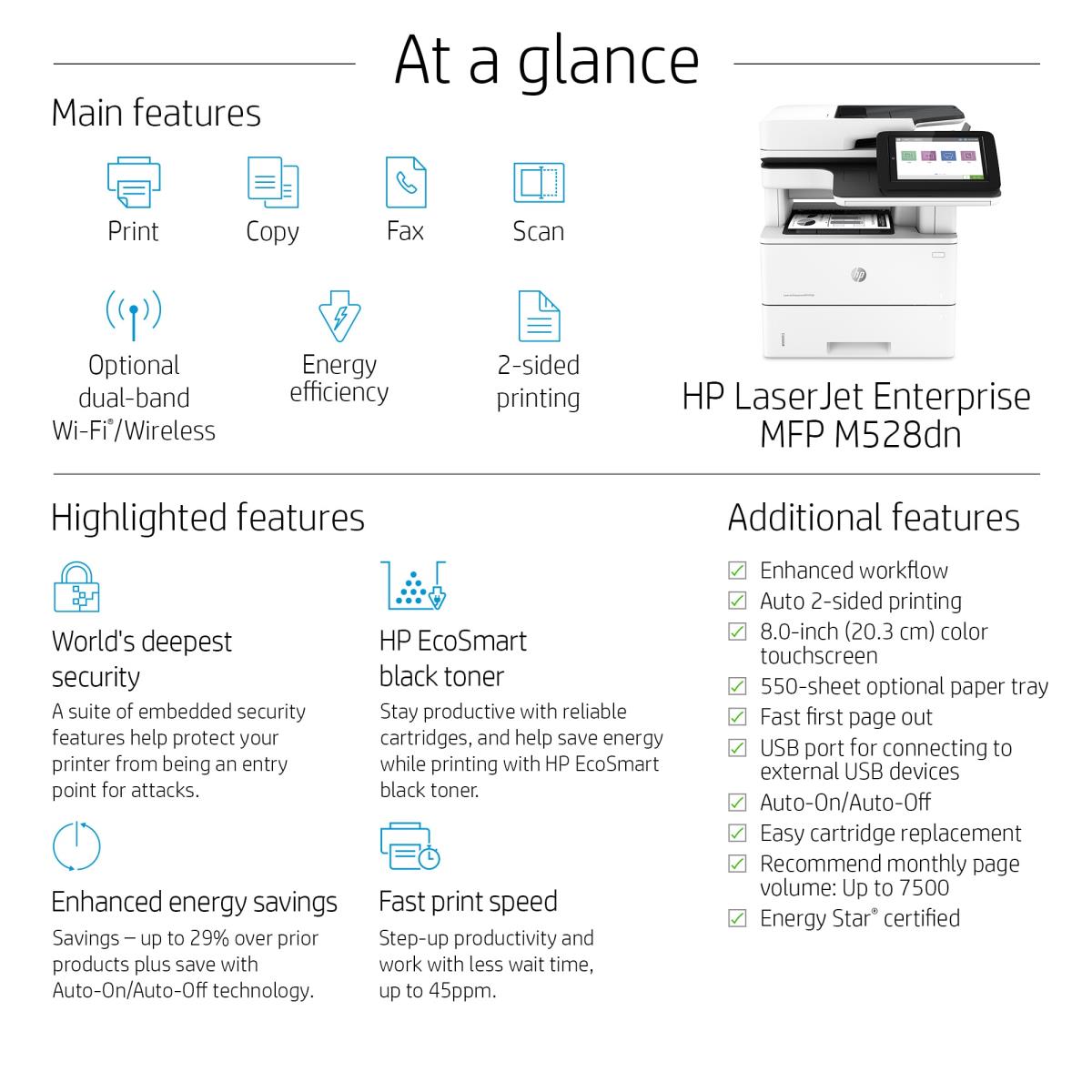 HP LASERJET ENTERPRISE MFP M528DN PR thumbnail