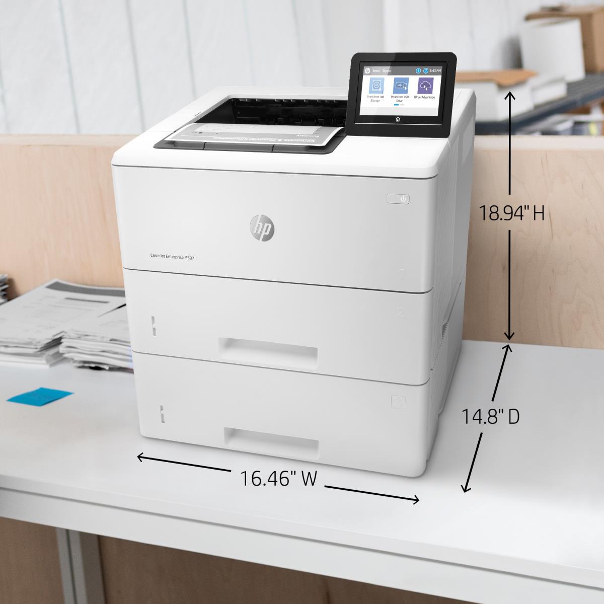 HP LASERJET ENTERPRISE M507X PRINTER thumbnail