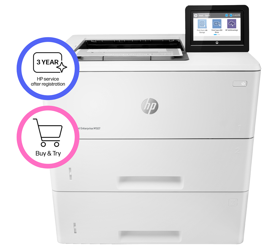 HP LASERJET ENTERPRISE M507X PRINTER thumbnail