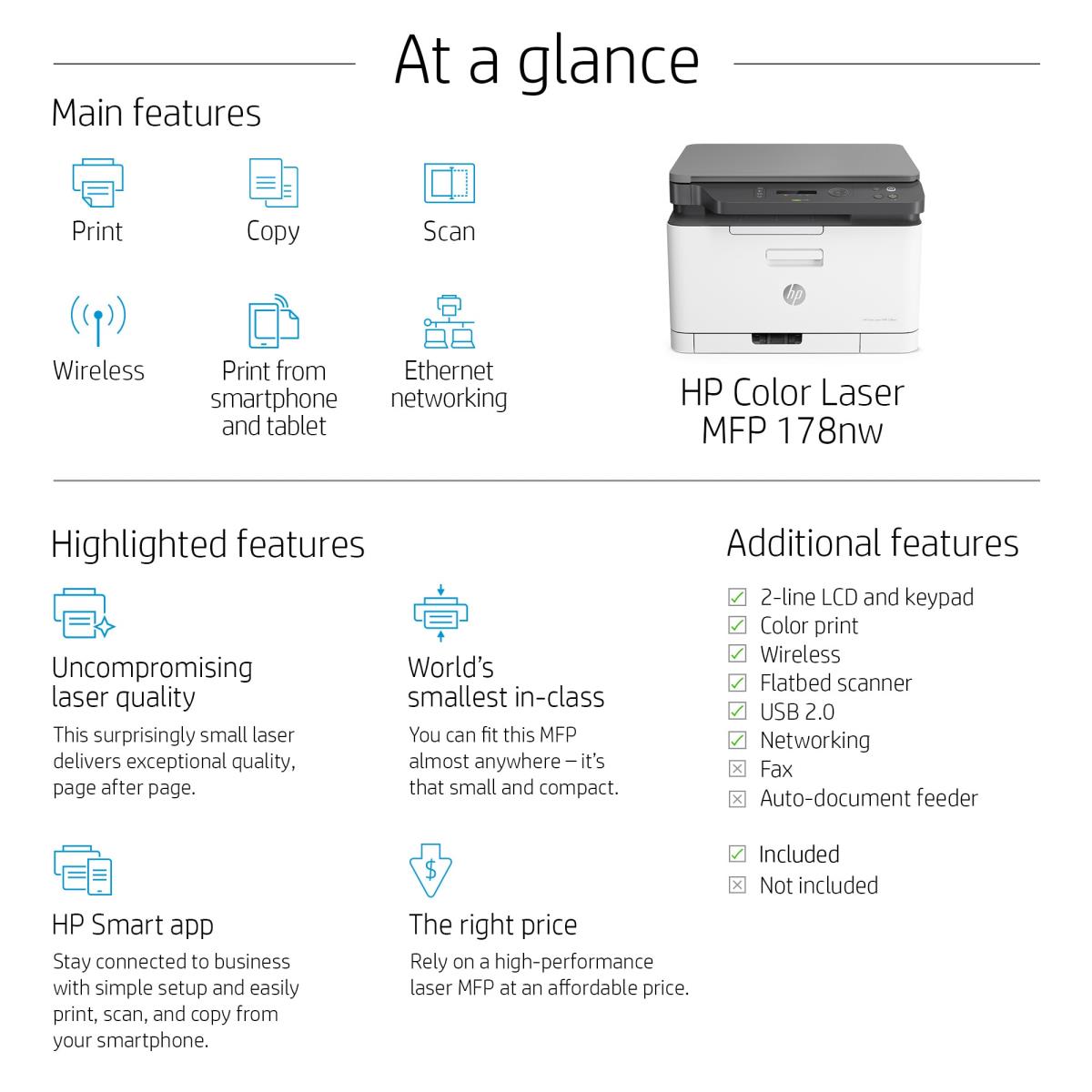 EU Product - Color Lser MFP 178nw Priner thumbnail