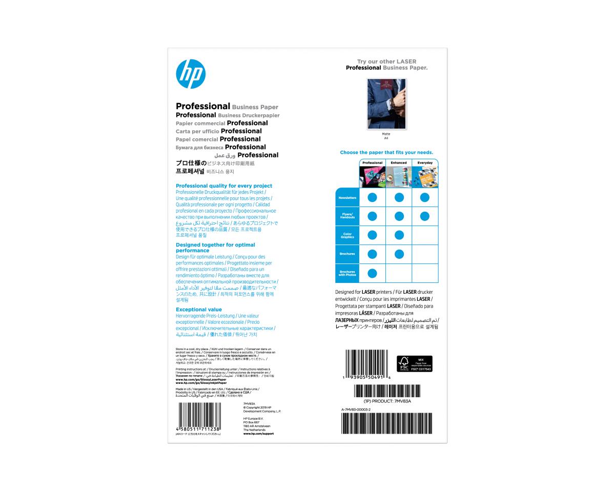 HP PROF GLS LJ A4 200G 150SH FSC PAP thumbnail