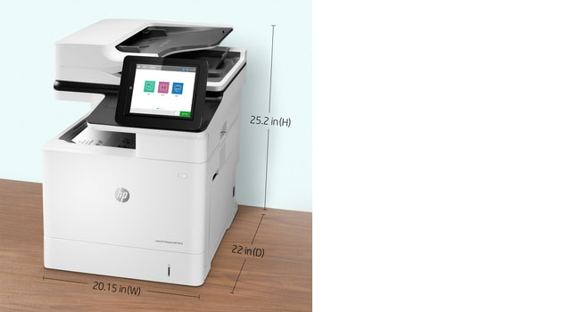 LaserJet Enterprise MFP M635h - Multifunction printer - B/W - laser - 216 x 864 mm (original) - A4/Legal (media) - up to 61 ppm (copying) - up to 61 ppm (printing) - 650 sheets - USB 2.0, Gigabit LAN, USB 2.0 host thumbnail