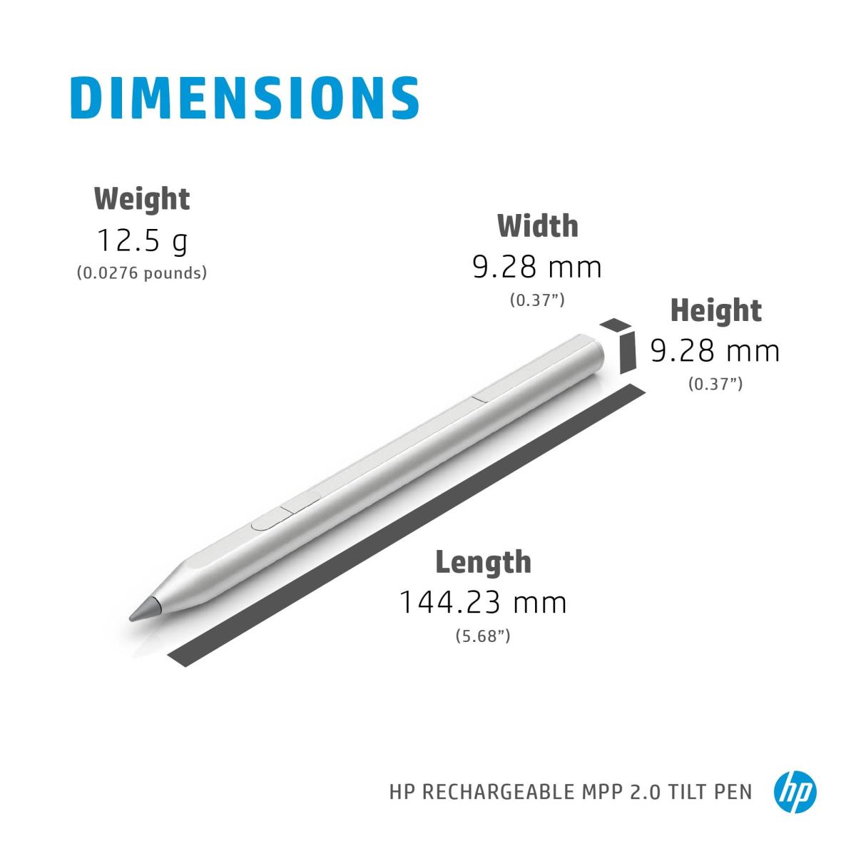 EU Product - Rechargeable Mpp 2.0 Tilt Pen - Touchpen - USB Typ C thumbnail