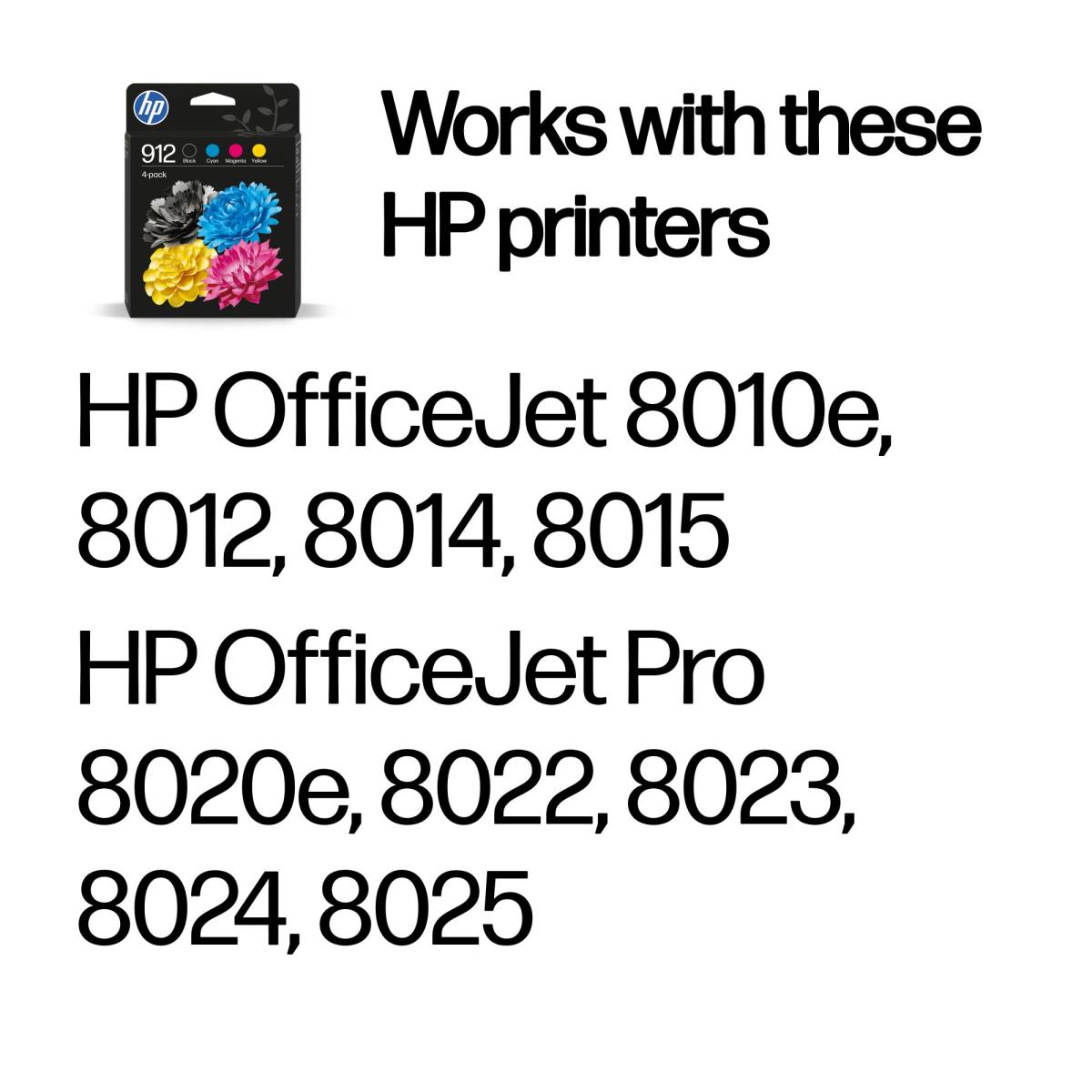 912 CMYK INK CART 4-PACKCMYK thumbnail