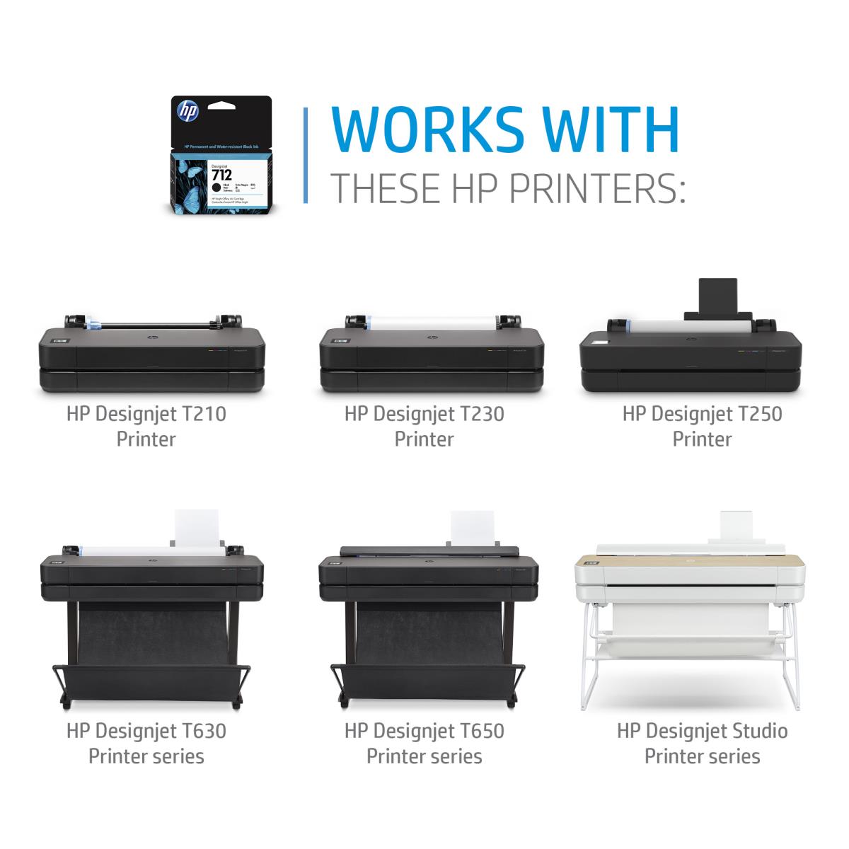 HP 712 80-ML BLACK DESIGNJET thumbnail