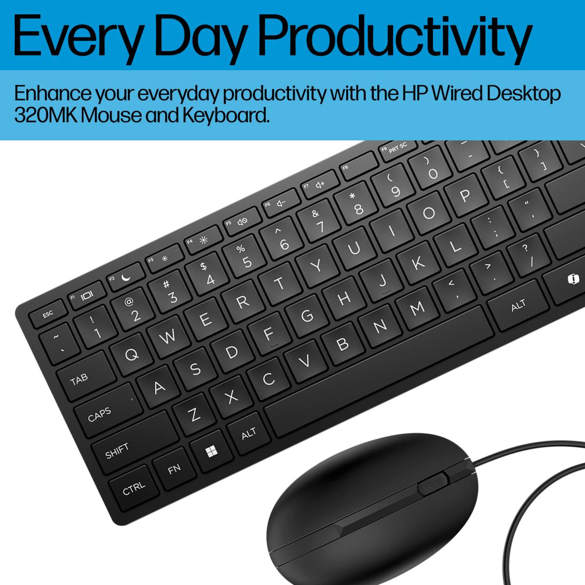 EU Product - Wired Deskop 320MK Mouse nd thumbnail