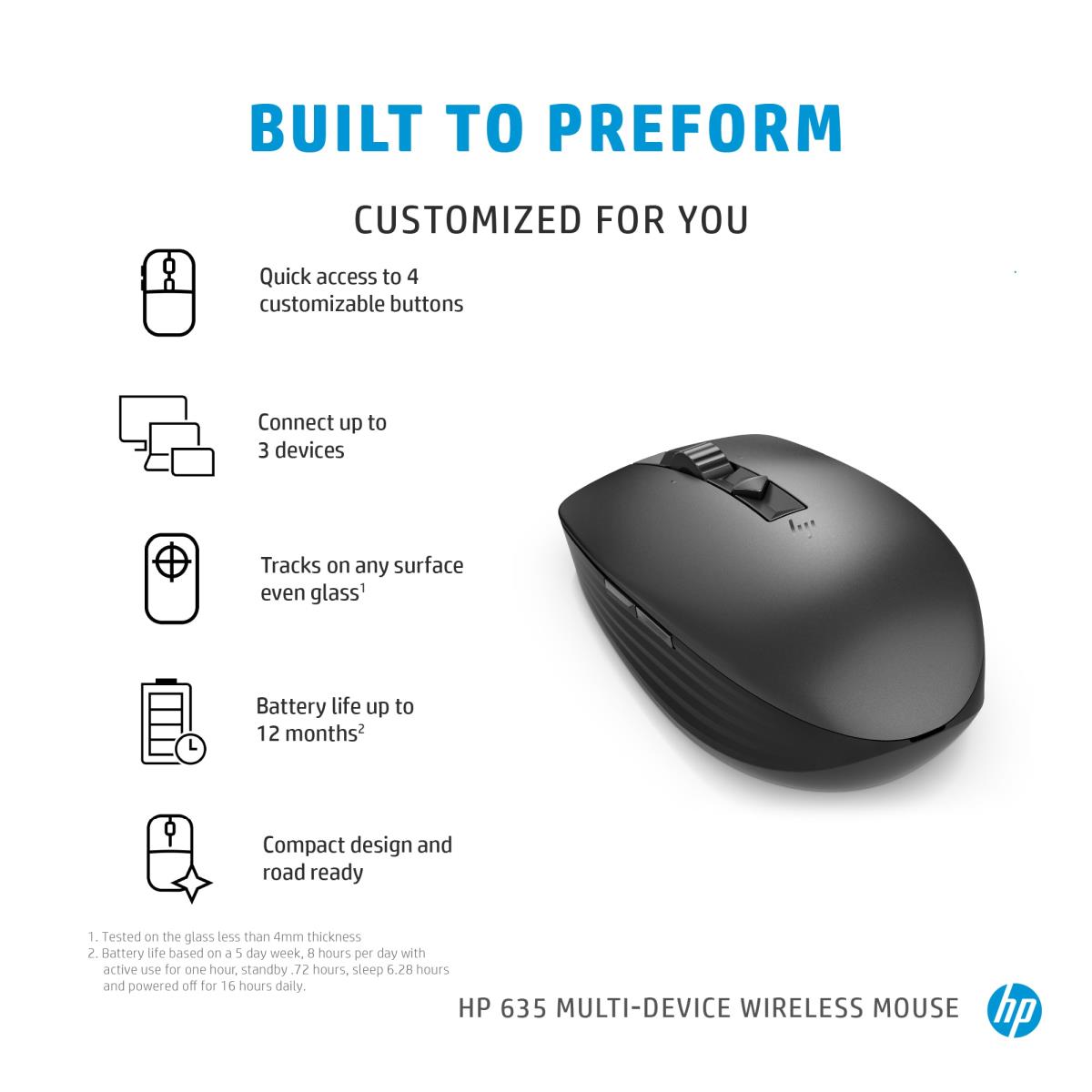 HP MULT-DVC 635 BLK WRLD MSE thumbnail