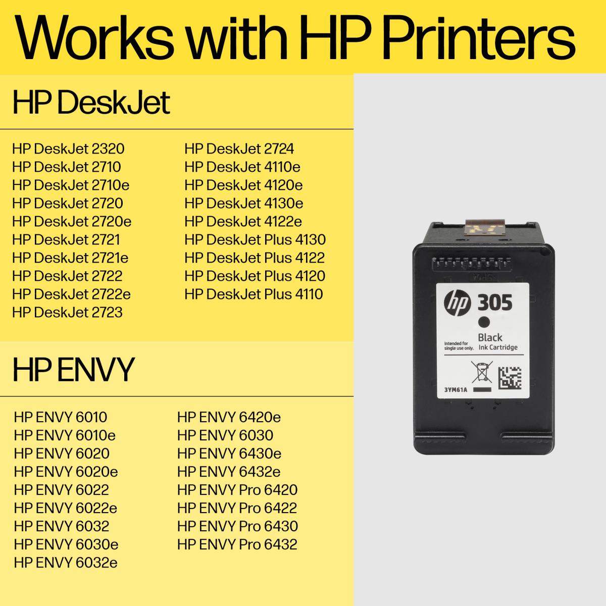 305 2 PACK BLK/COL INKHP 305 2 PACK BLK/COL INK CARTRIDGE thumbnail