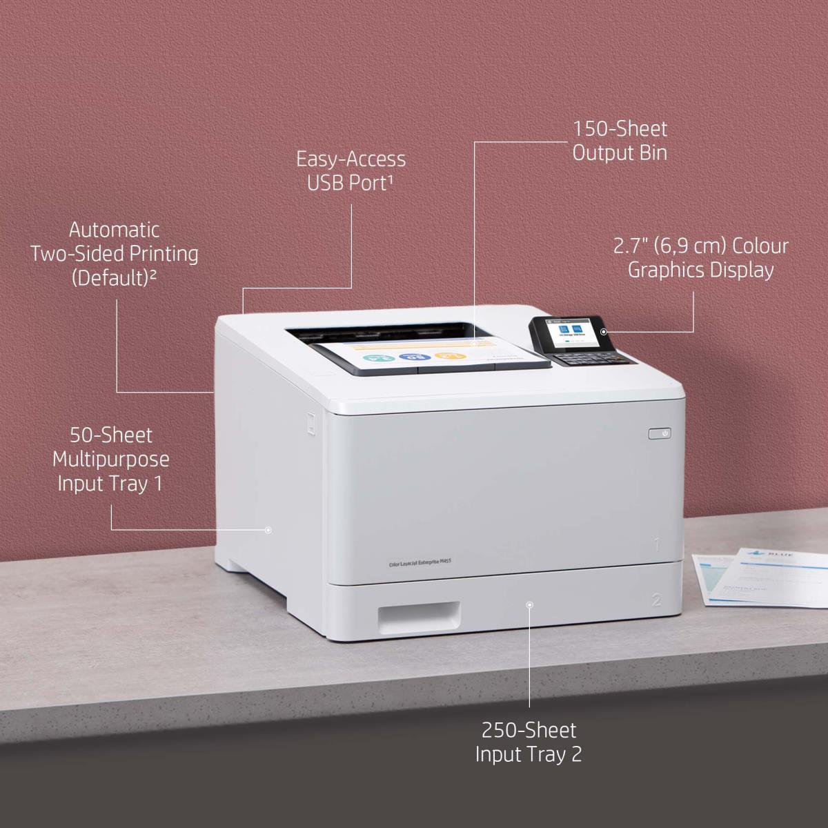 HP COLOR LASERJET ENT M455DN PRINTER thumbnail