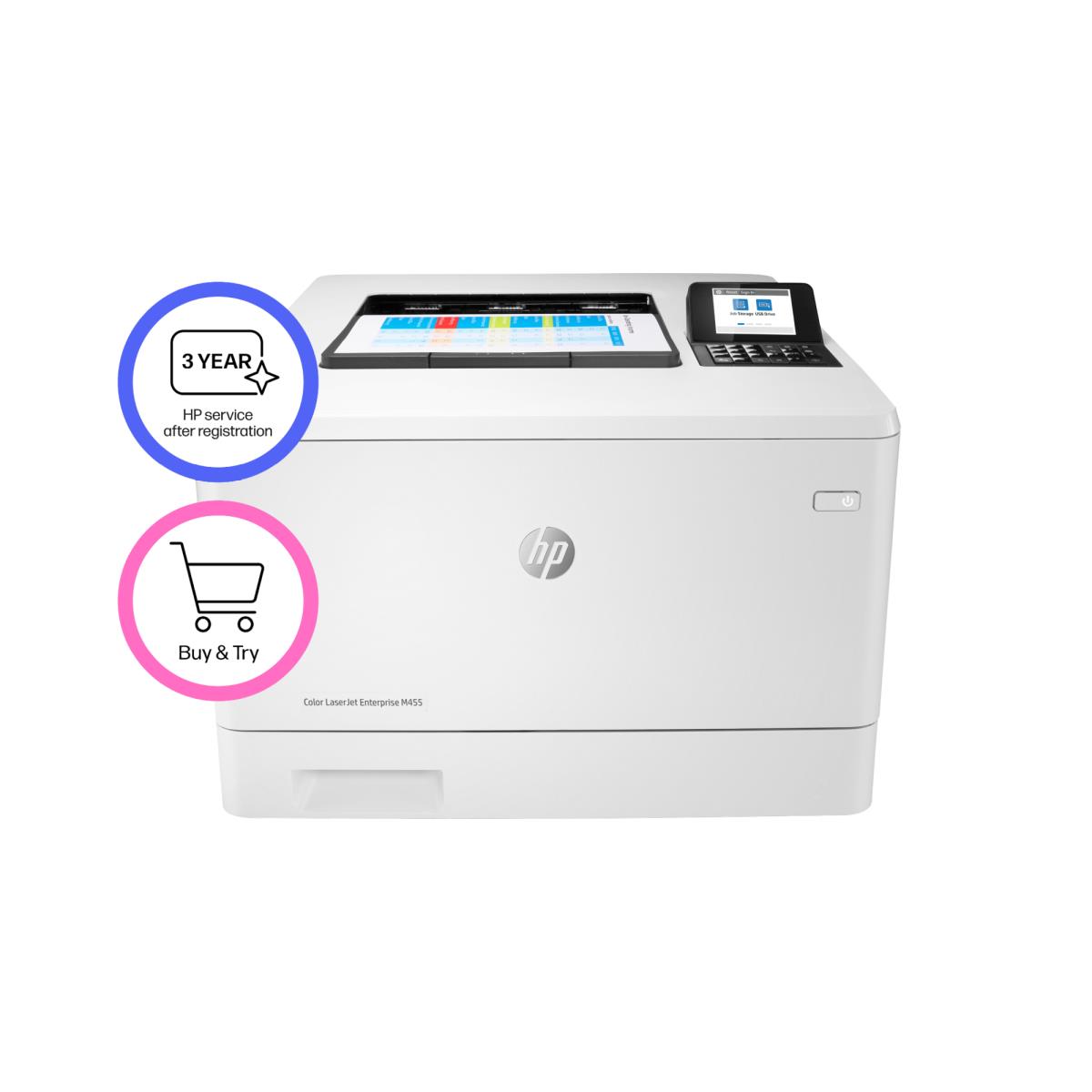 HP COLOR LASERJET ENT M455DN PRINTER thumbnail