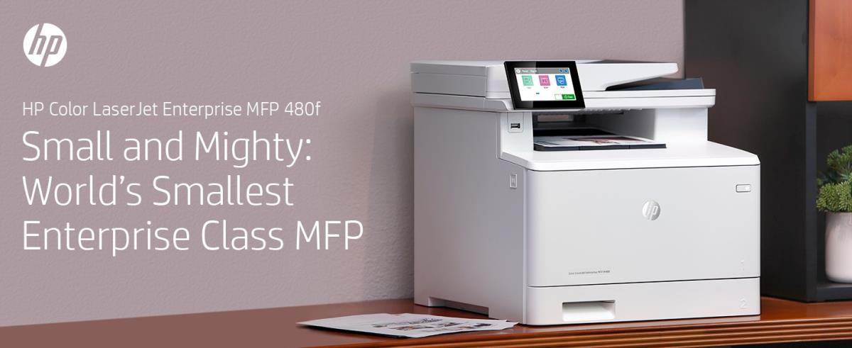 Color LaserJet Enterprise MFP M480f - Multifunction printer - colour - laser - Legal (216 x 356 mm) (original) - A4/Legal (media) - up to 27 ppm (copying) - up to 27 ppm (printing) - 300 sheets - 33.6 Kbps - USB 2.0, Gigabit LAN, USB 2.0 host thumbnail