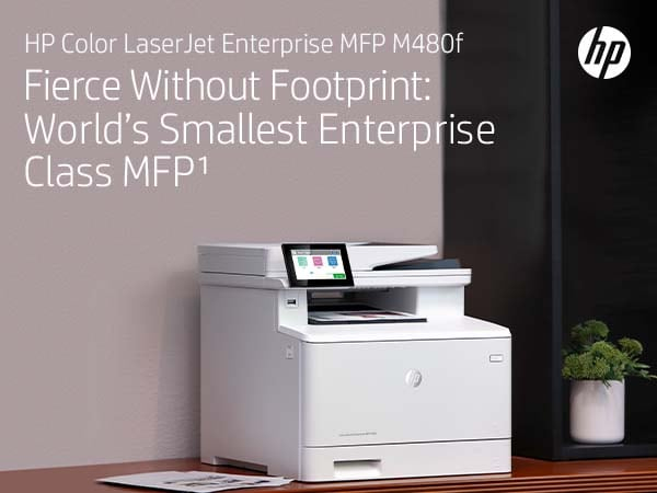 Color LaserJet Enterprise MFP M480f - Multifunction printer - colour - laser - Legal (216 x 356 mm) (original) - A4/Legal (media) - up to 27 ppm (copying) - up to 27 ppm (printing) - 300 sheets - 33.6 Kbps - USB 2.0, Gigabit LAN, USB 2.0 host thumbnail