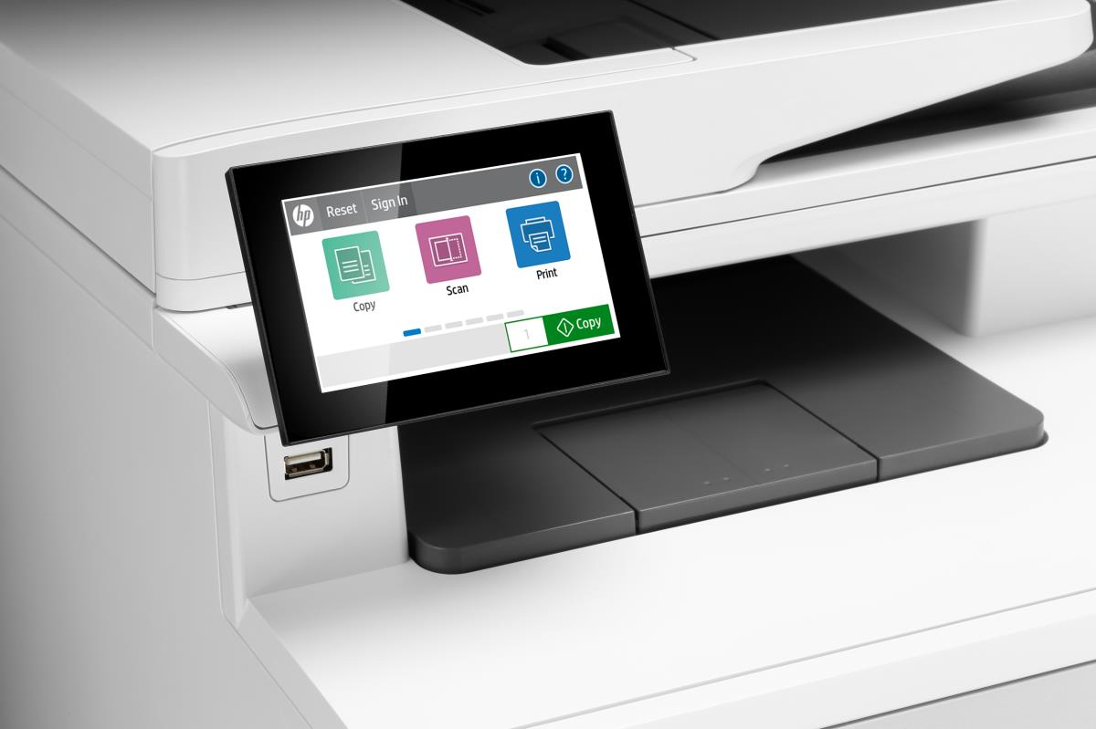 Color LaserJet Enterprise MFP M480f - Multifunction printer - colour - laser - Legal (216 x 356 mm) (original) - A4/Legal (media) - up to 27 ppm (copying) - up to 27 ppm (printing) - 300 sheets - 33.6 Kbps - USB 2.0, Gigabit LAN, USB 2.0 host thumbnail