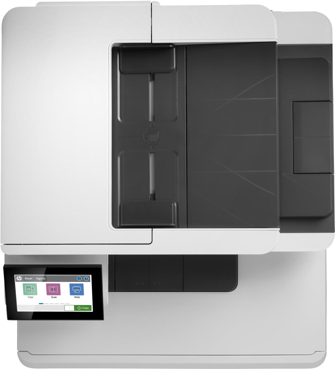 Color LaserJet Enterprise MFP M480f - Multifunction printer - colour - laser - Legal (216 x 356 mm) (original) - A4/Legal (media) - up to 27 ppm (copying) - up to 27 ppm (printing) - 300 sheets - 33.6 Kbps - USB 2.0, Gigabit LAN, USB 2.0 host thumbnail