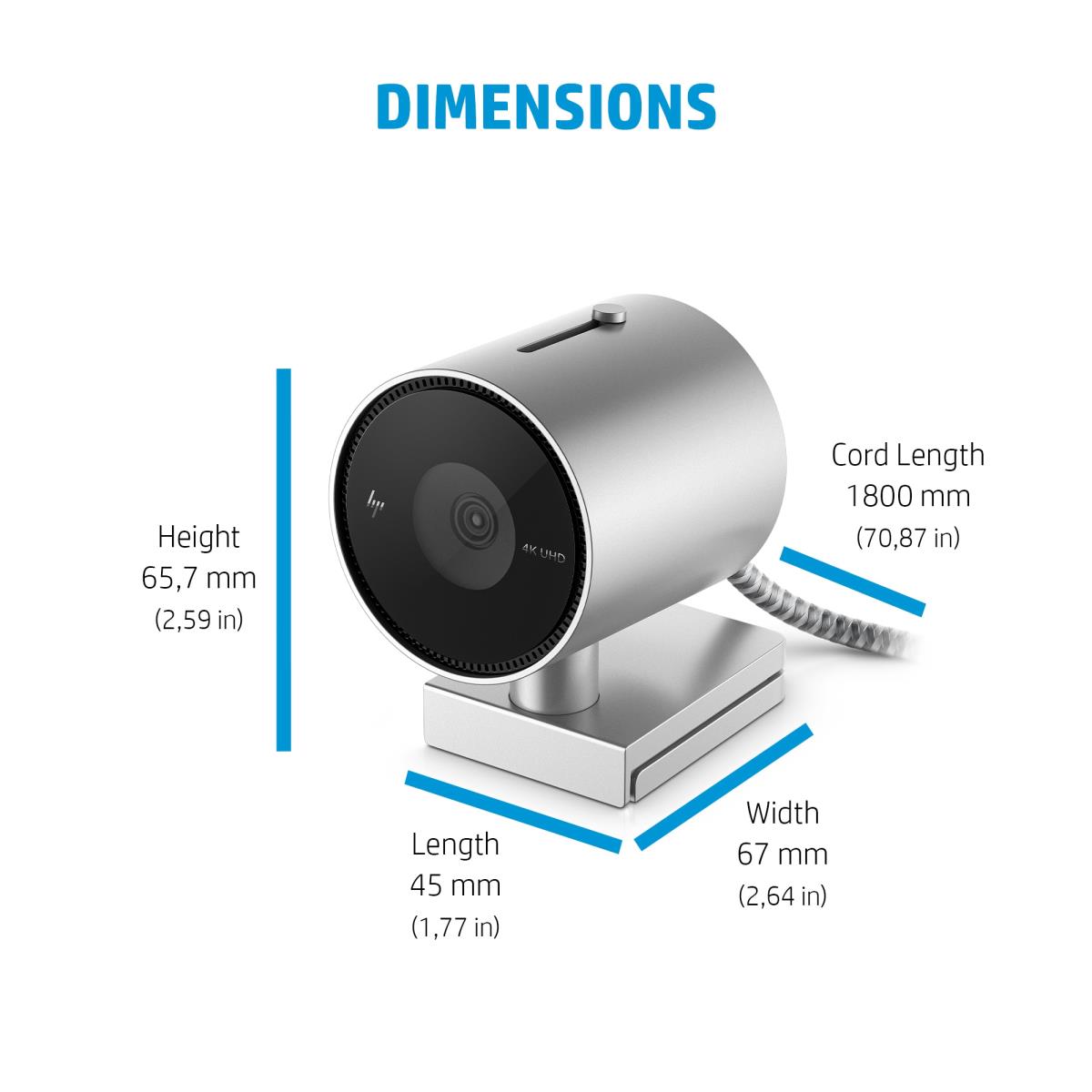 EU Product - Webcam 950 4k 4C9Q2AA#ABB thumbnail