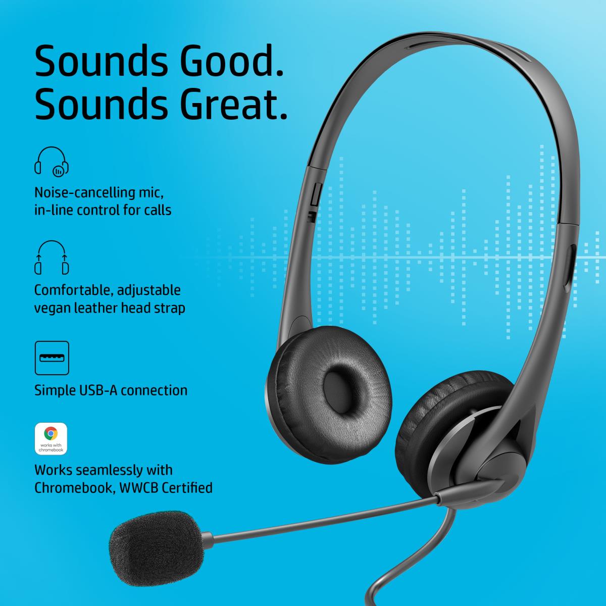 G2 - Headset - on-ear - wired - USB - shadow black thumbnail