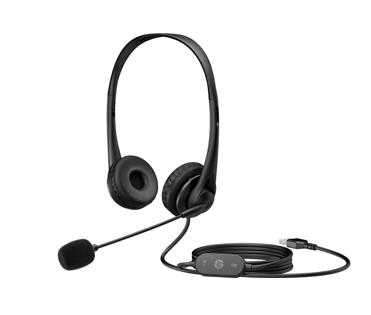G2 - Headset - on-ear - wired - USB - shadow black thumbnail