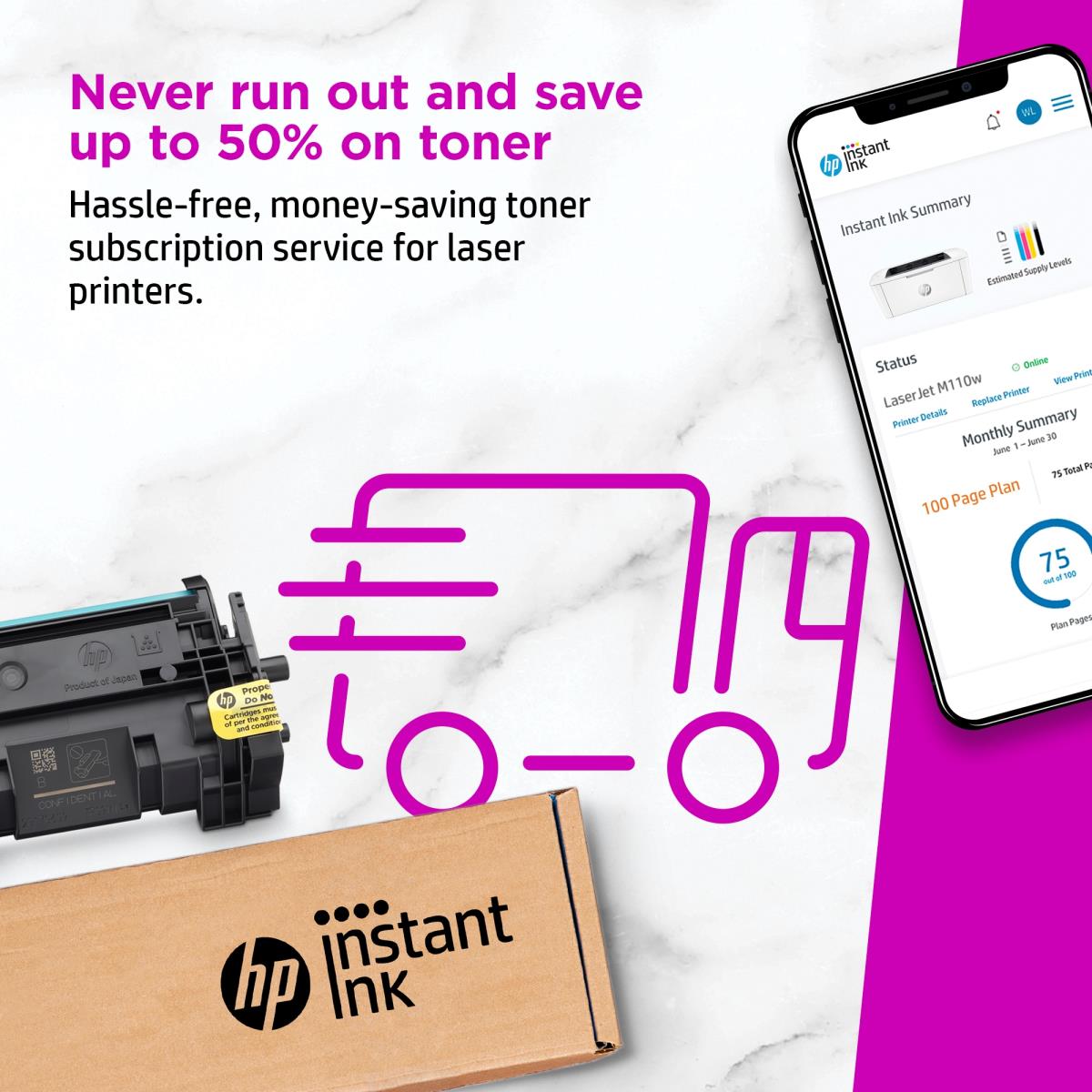 EU Product - Lserje M110W Priner, lck thumbnail