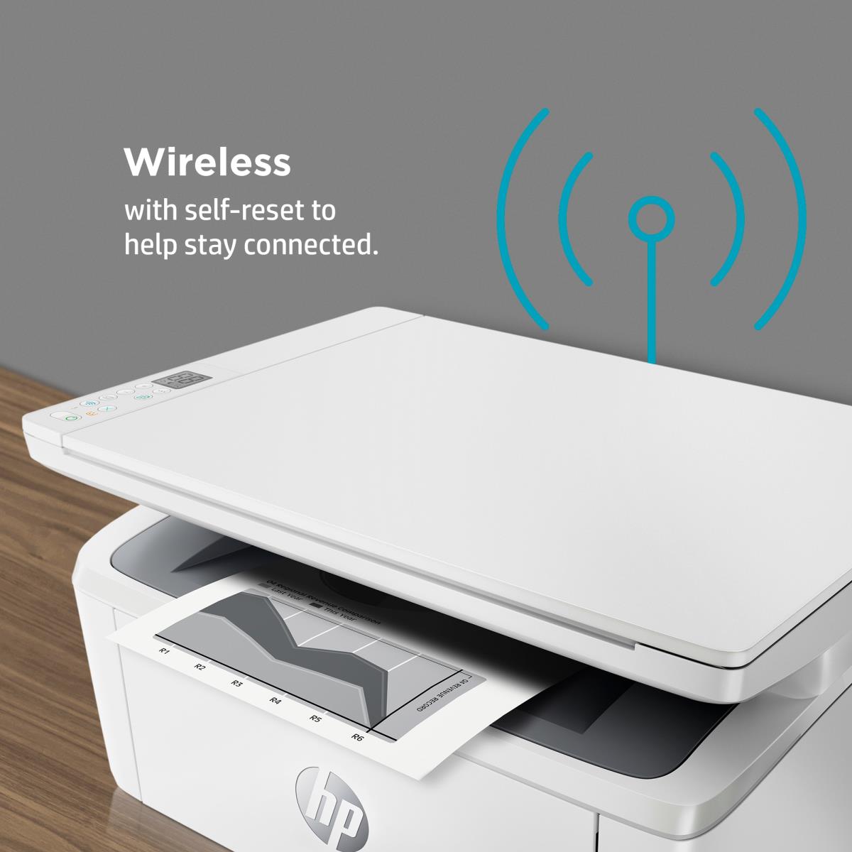 LaserJet MFP M140w - Multifunction printer - B/W - laser - Letter A (216 x 279 mm)/A4 (210 x 297 mm) (original) - A4/Letter (media) - up to 20 ppm (copying) - up to 20 ppm (printing) - 150 sheets - USB 2.0, Wi-Fi(n), Bluetooth thumbnail