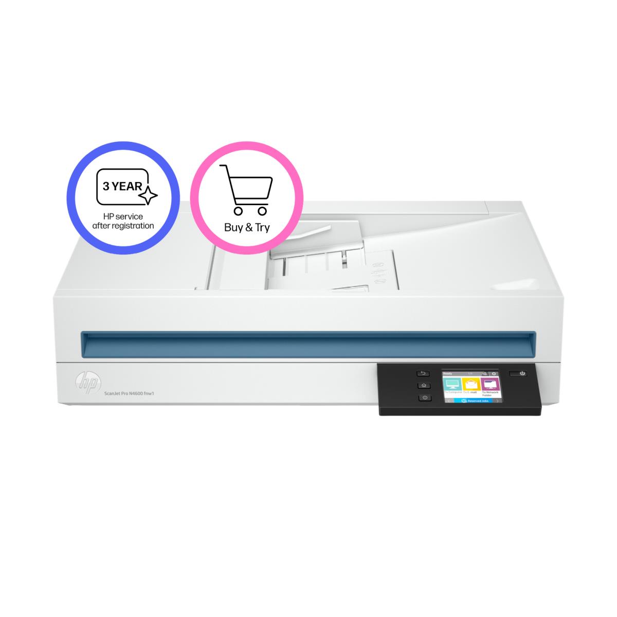EU Product - Scanjet Pro N4600 fnw1 - Flatbed Scanner - A4 thumbnail