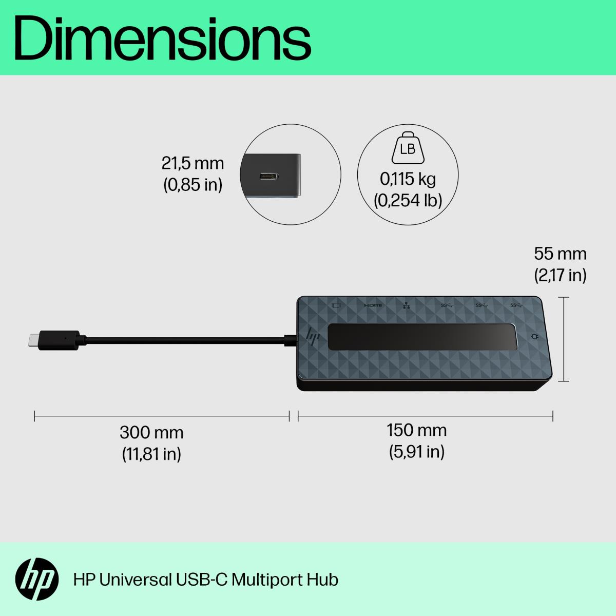 EU Product - Universal USB-C Multiport Hub - Dockingstation thumbnail