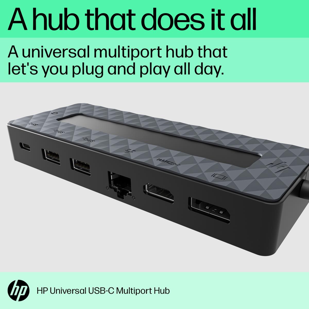 EU Product - Universal USB-C Multiport Hub - Dockingstation thumbnail