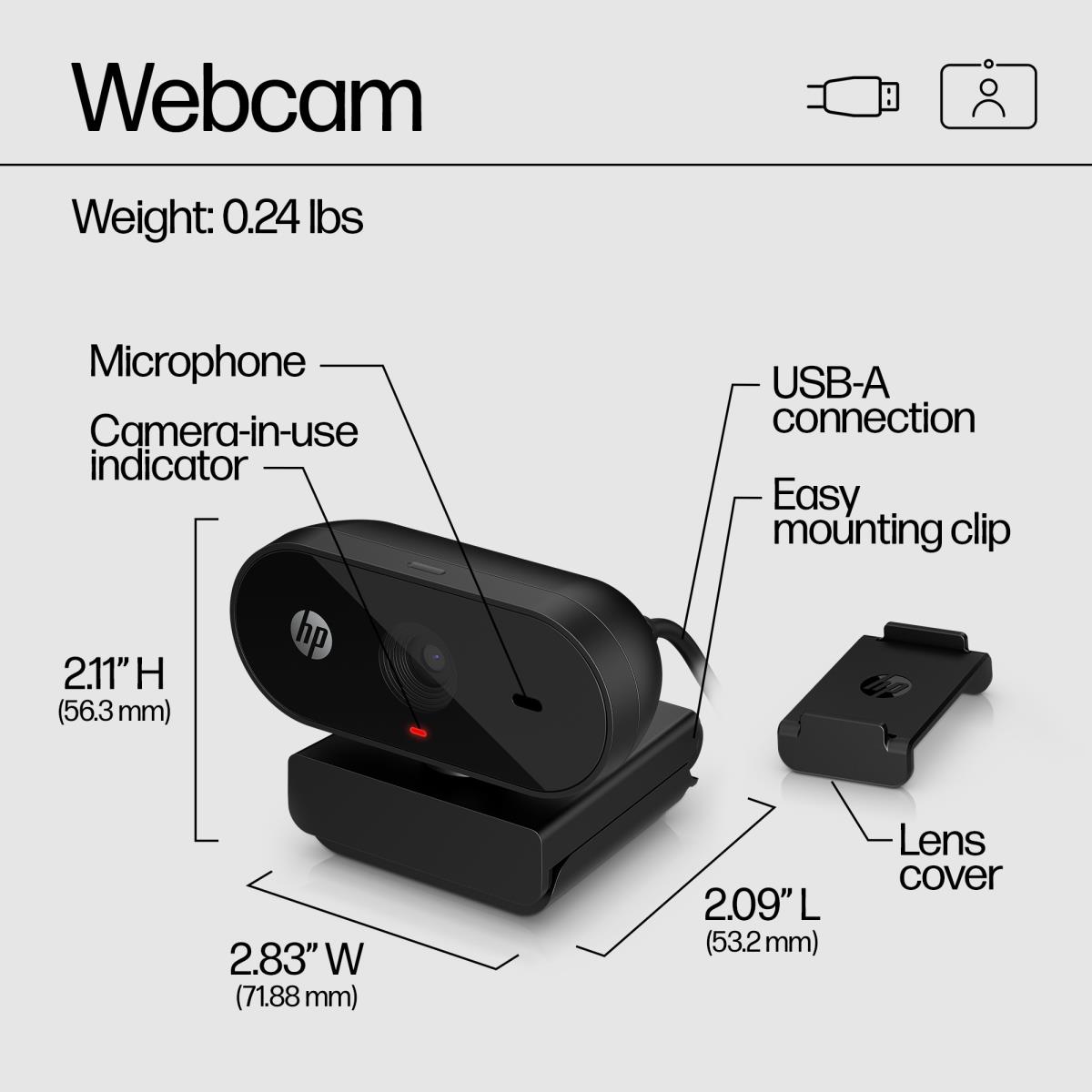 EU Product - 320 FHD Webcam 53X26AA#ABB thumbnail