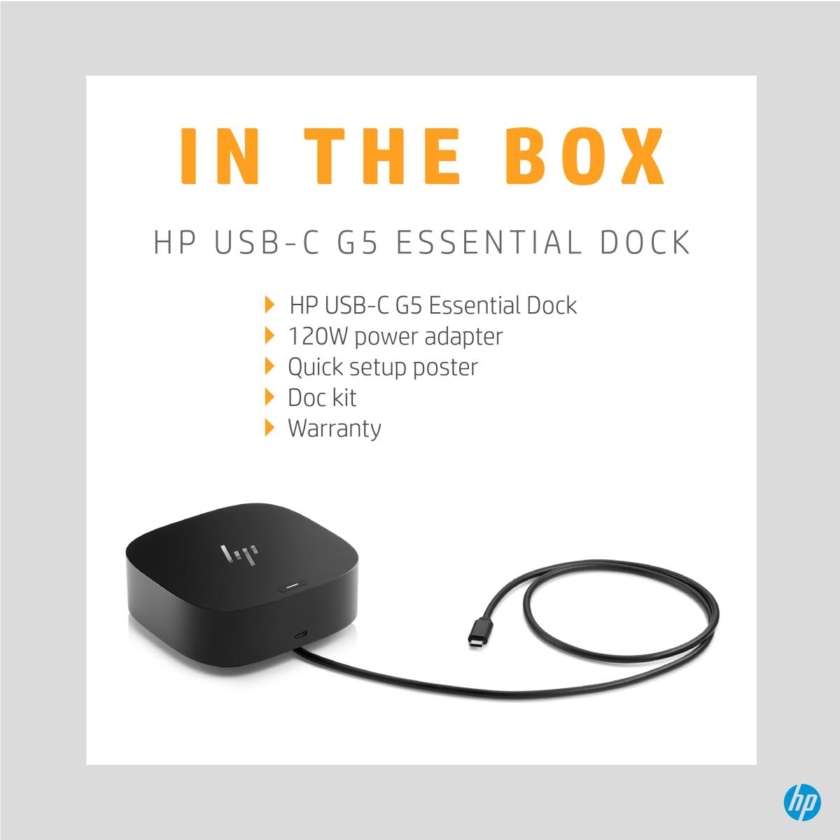 USB-C G5 Essential Dock EU thumbnail
