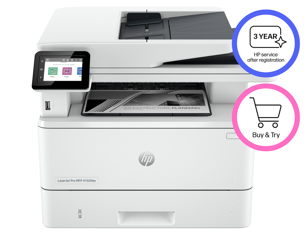 EU Product - LaserJet Pro Mfp 4102fdw Laser - Printer - Laser/Led thumbnail