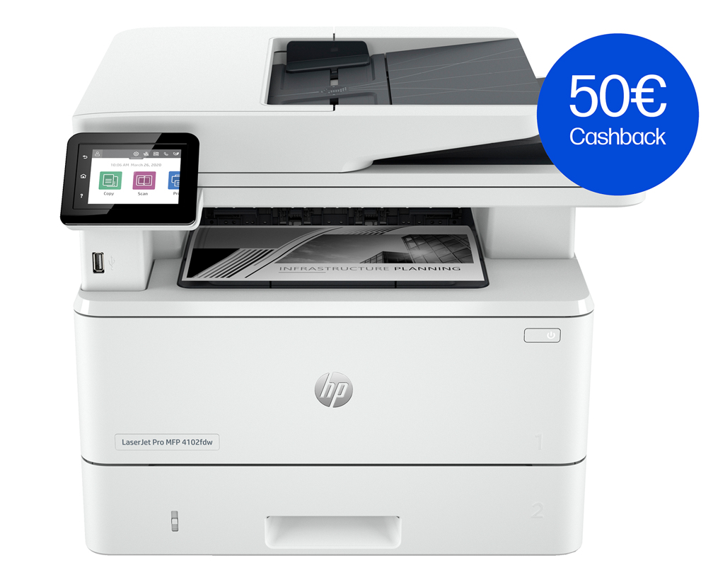 EU Product - LaserJet Pro Mfp 4102fdw Laser - Printer - Laser/Led thumbnail