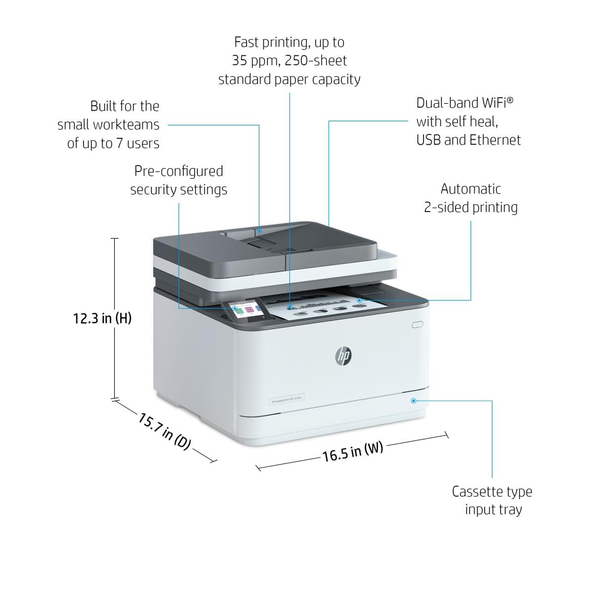 EU Product - LaserJet Pro 3002dn Laser - Printer - Laser/Led thumbnail