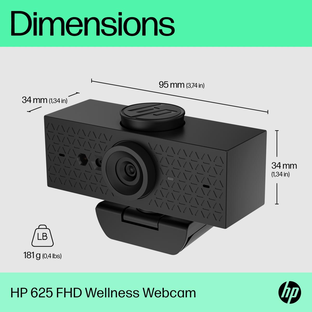 625 - Webcam - tilt - colour - 4 MP - 1920 x 1080 - audio - USB 3.0 thumbnail