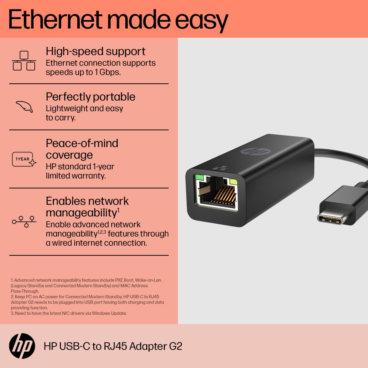 EU Product - USB-C to RJ45 Adapter G2 thumbnail