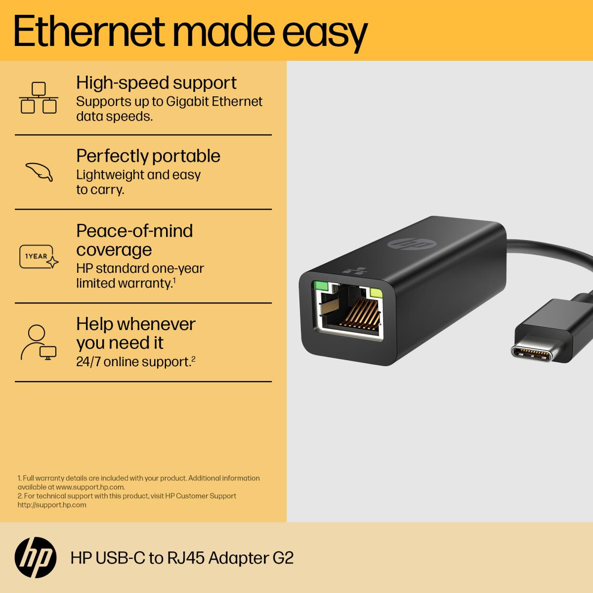 EU Product - USB-C to RJ45 Adapter G2 thumbnail
