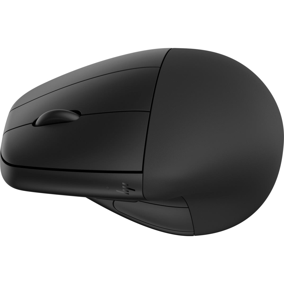 925 - Vertical mouse - ergonomic - 6 buttons - wireless - Bluetooth 5.3, 2.4 GHz - USB wireless receiver - black - 100% paper-based packaging thumbnail
